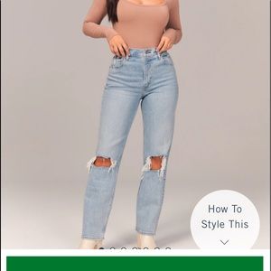 90s curve love ultra high rise straight jeans